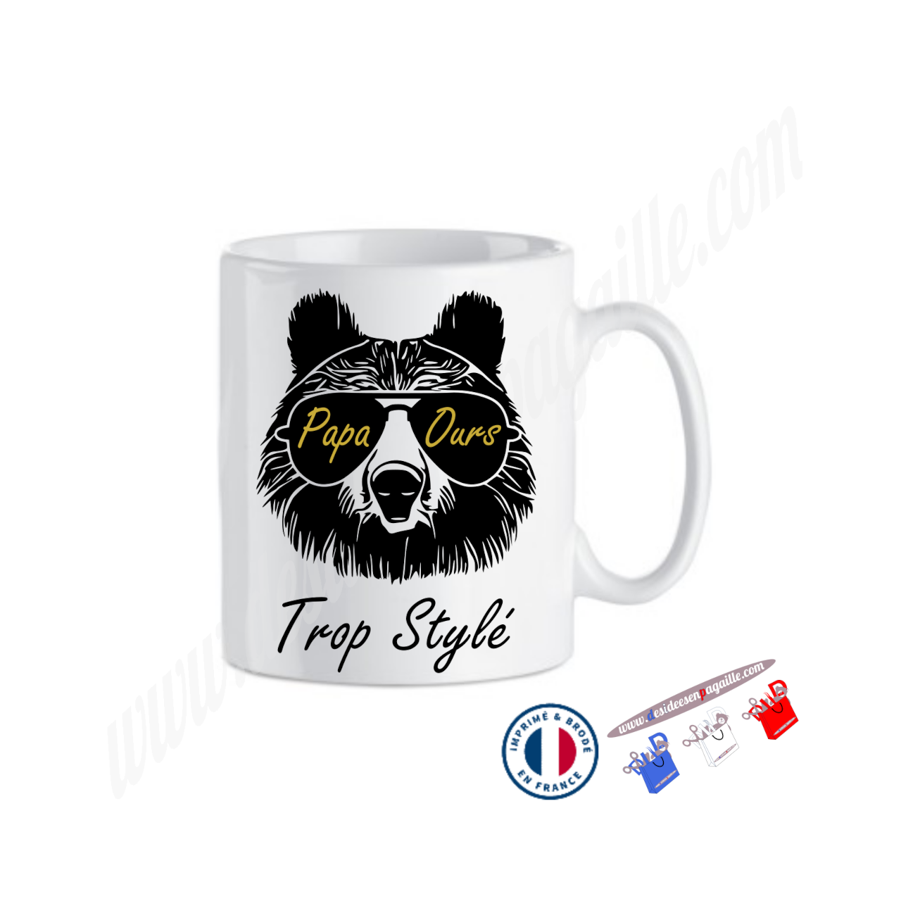 Mug Papa Ours Trop Style Des Idees En Pagaille