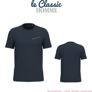 T-shirt COUENNE <b>"Classic"<b> Navy HOMME
