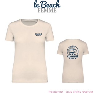 T-shirt COUENNE <b>"Beach"<b> FEMME