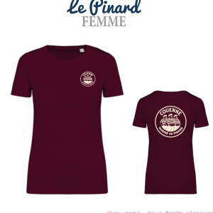 T-shirt COUENNE <b>"Mariné au Pinard"<b> FEMME