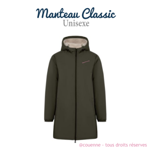 Veste COUENNE Imperméable doublée Sherpa <b>Classic<b> - KAKI