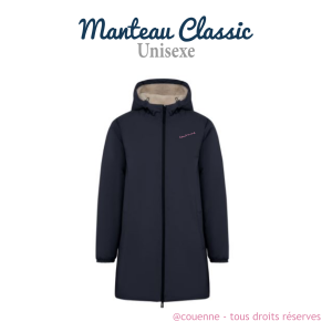 Veste COUENNE Imperméable doublée Sherpa <b>Classic<b> - Navy